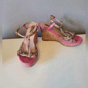 Paul Smith Pink Wedges, VGUC, Size 36